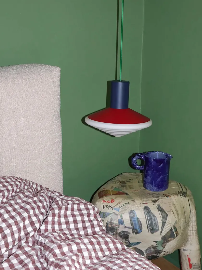 LEO Objects Whipped Pendant Lamp, all chrome fra> Spots|Pendler