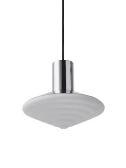 LEO Objects Whipped Pendant Lamp, all chrome fra><noscript><img width=