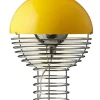 Verpan Wire Bordlampe Ø30, gul af Verner Panton> Spots