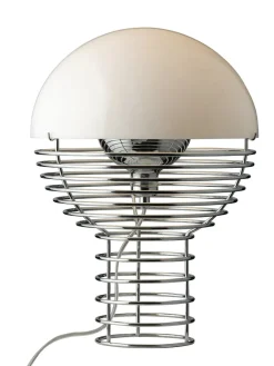 Verpan Wire Bordlampe Ø30, gul af Verner Panton><noscript><img width=