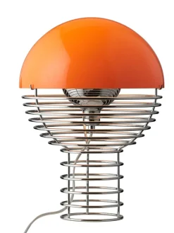 Verpan Wire Bordlampe Ø30, gul af Verner Panton><noscript><img width=