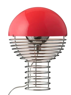 Verpan Wire Bordlampe Ø30, gul af Verner Panton><noscript><img width=