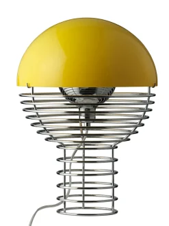 Verpan Wire Bordlampe Ø30, hvid af Verner Panton><noscript><img width=