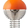 Verpan Wire Bordlampe Ø30, orange af Verner Panton> Spots