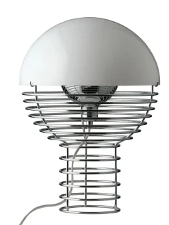 Verpan Wire Bordlampe Ø30, orange af Verner Panton><noscript><img width=