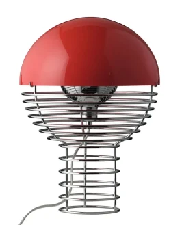 Verpan Wire Bordlampe Ø30, orange af Verner Panton><noscript><img width=