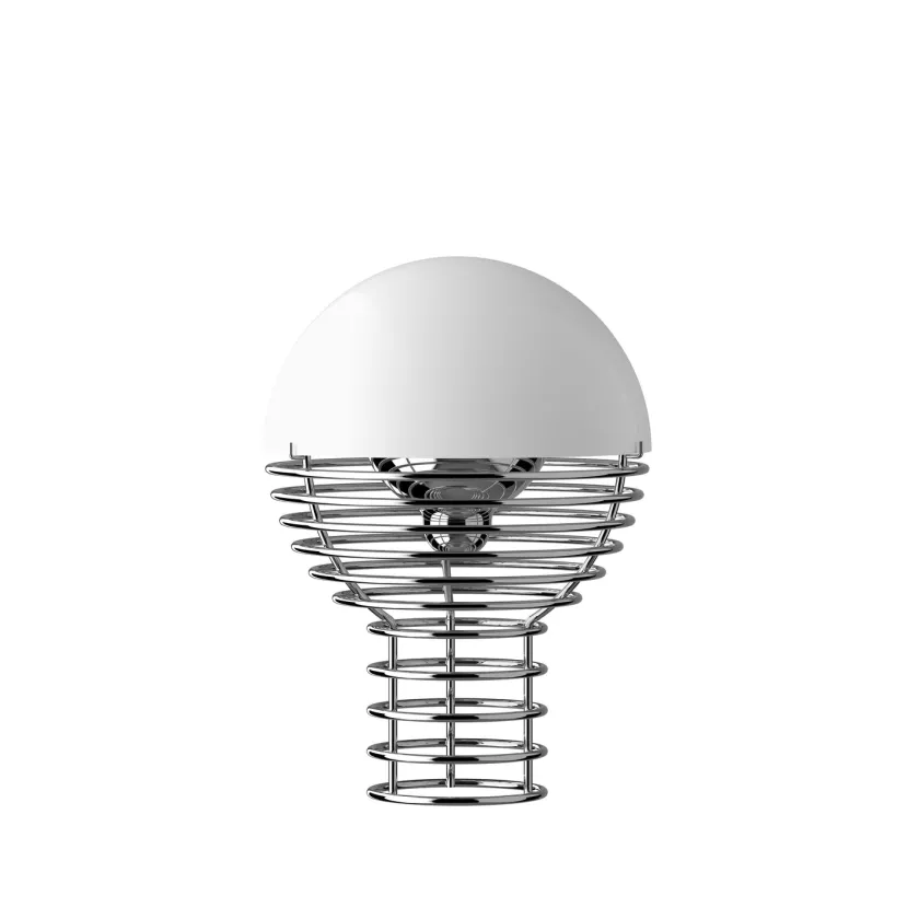 Verpan Wire portable bordlampe, Ø18 af Verner Panton> Portable Lamper|Spots