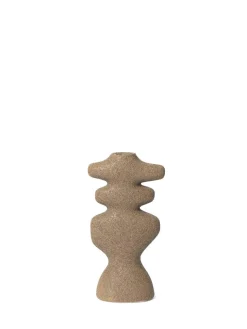 Ferm Living Yara Candle Holder Large, dark sand fra><noscript><img width=