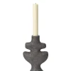 Ferm Living Yara Candle Holder Small, rustic iron fra> Lysestager
