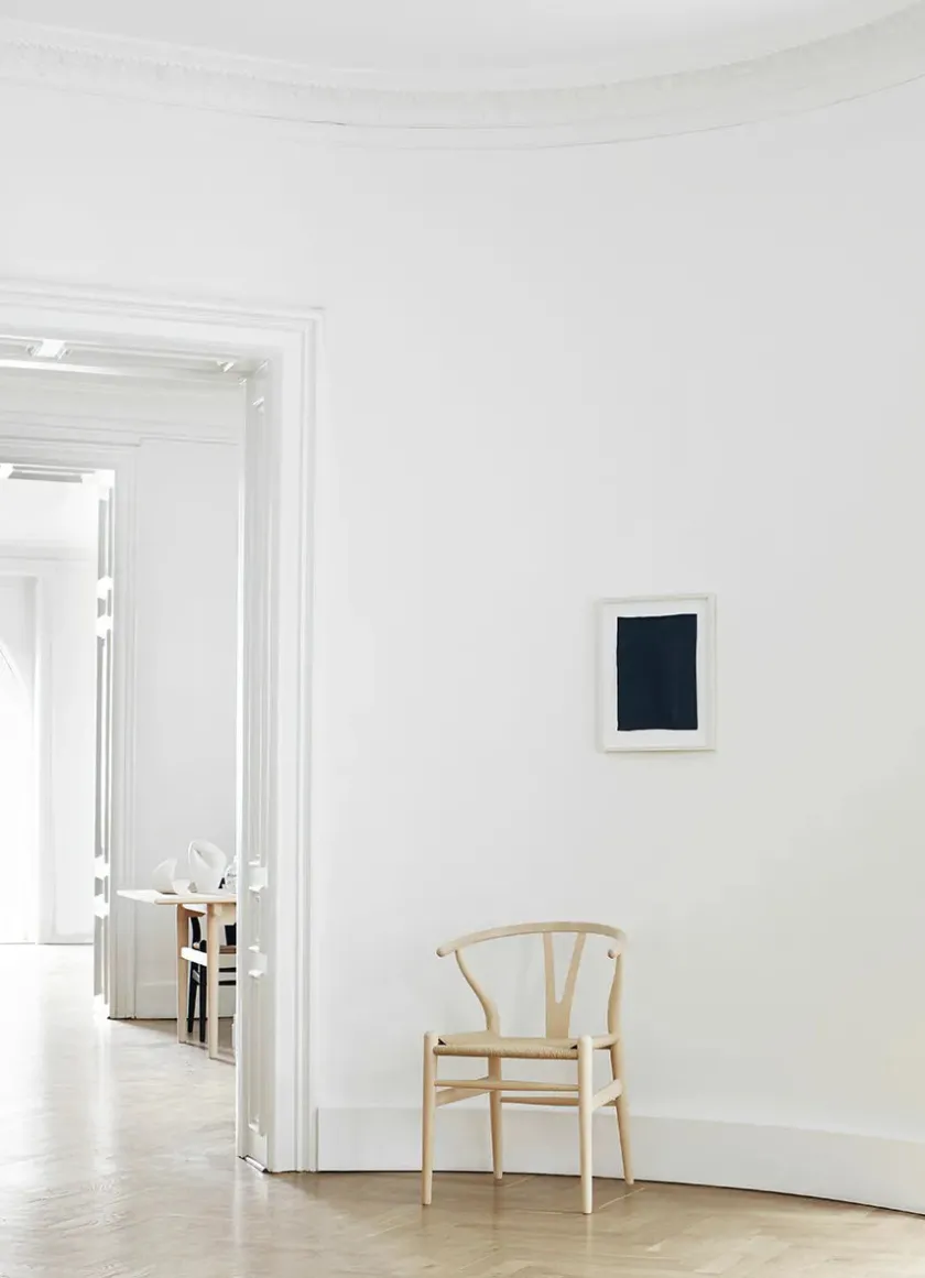 Carl Hansen & Søn Y-stol CH24, Bøg sæbe af Hans J. Wegner> Spisebordsstole