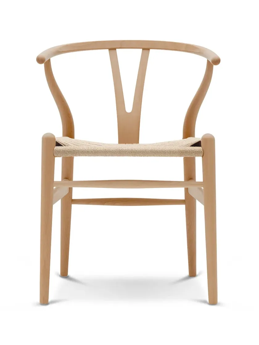 Carl Hansen & Søn Y-stol CH24, Bøg sæbe af Hans J. Wegner> Spisebordsstole