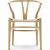 Carl Hansen & Søn Y-stol CH24, Eg lak af Hans J. Wegner> Spisebordsstole