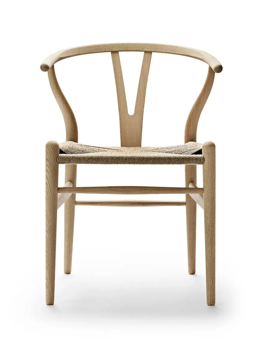 Carl Hansen & Søn Y-stol CH24, Eg lak af Hans J. Wegner> Spisebordsstole