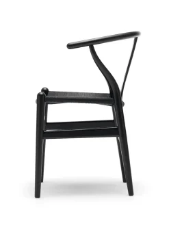 Carl Hansen & Søn Y-stol CH24, Eg røget olie med sort flet af Hans J. Wegner><noscript><img width=