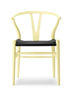 Carl Hansen & Søn Y-stol CH24 Soft Anthracite Grey med sort flet af Hans J. Wegner><noscript><img width=
