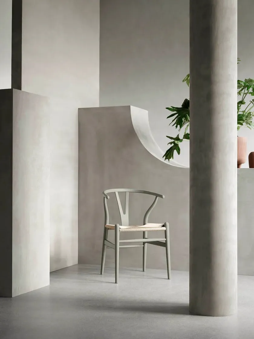 Carl Hansen & Søn Y-stol CH24 Soft Anthracite Grey af Hans J. Wegner> Spisebordsstole