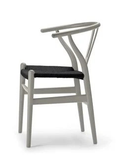 Carl Hansen & Søn Y-stol CH24 Soft Barley med sort flet af Hans J. Wegner><noscript><img width=