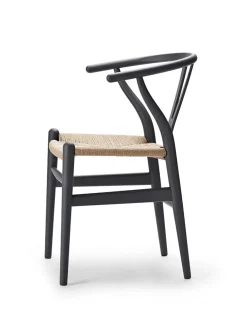 Carl Hansen & Søn Y-stol CH24 Soft Black af Hans J. Wegner><noscript><img width=