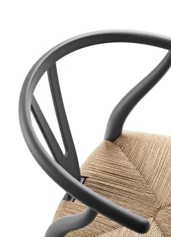 Carl Hansen & Søn Y-stol CH24 Soft Black af Hans J. Wegner><noscript><img width=