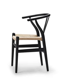 Carl Hansen & Søn Y-stol CH24 Soft Black af Hans J. Wegner><noscript><img width=