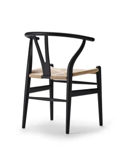 Carl Hansen & Søn Y-stol CH24 Soft Black af Hans J. Wegner><noscript><img width=