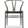 Carl Hansen & Søn Y-stol CH24 Soft Clay med sort flet af Hans J. Wegner> Spisebordsstole