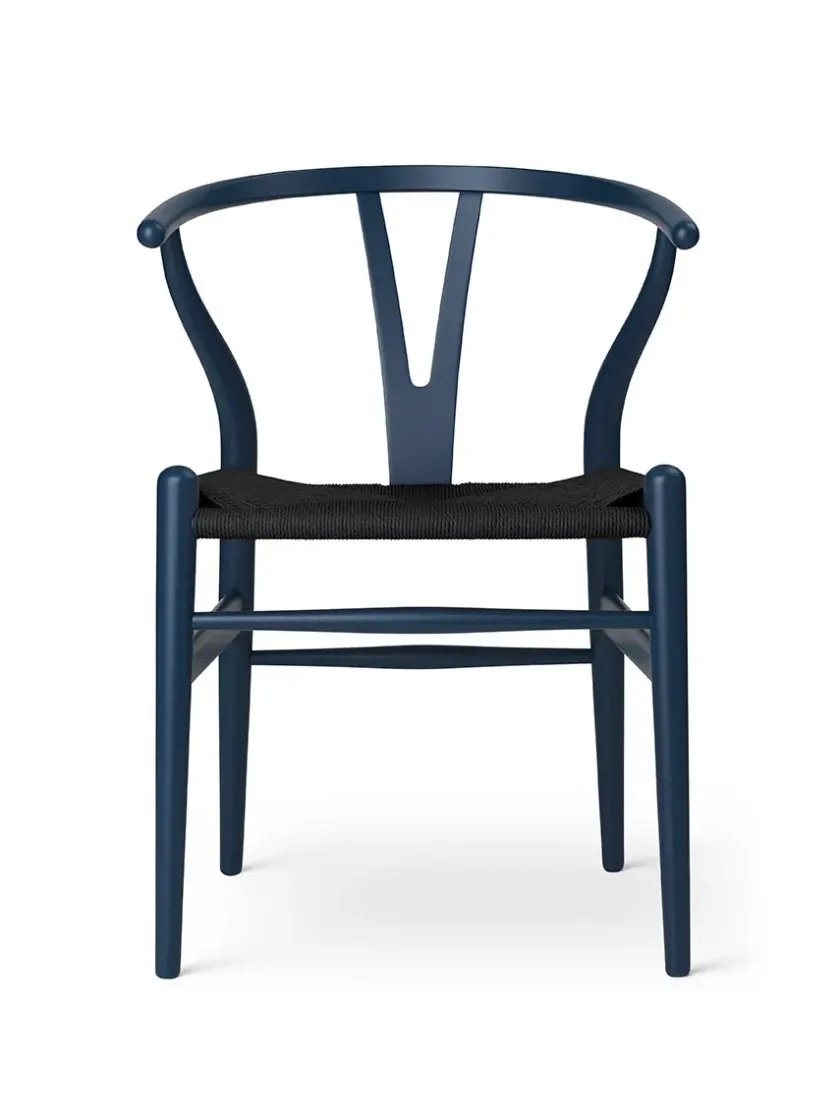 Carl Hansen & Søn Y-stol CH24 Soft Clay med sort flet af Hans J. Wegner> Spisebordsstole