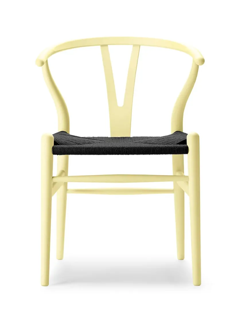 Carl Hansen & Søn Y-stol CH24 Soft Clay med sort flet af Hans J. Wegner> Spisebordsstole