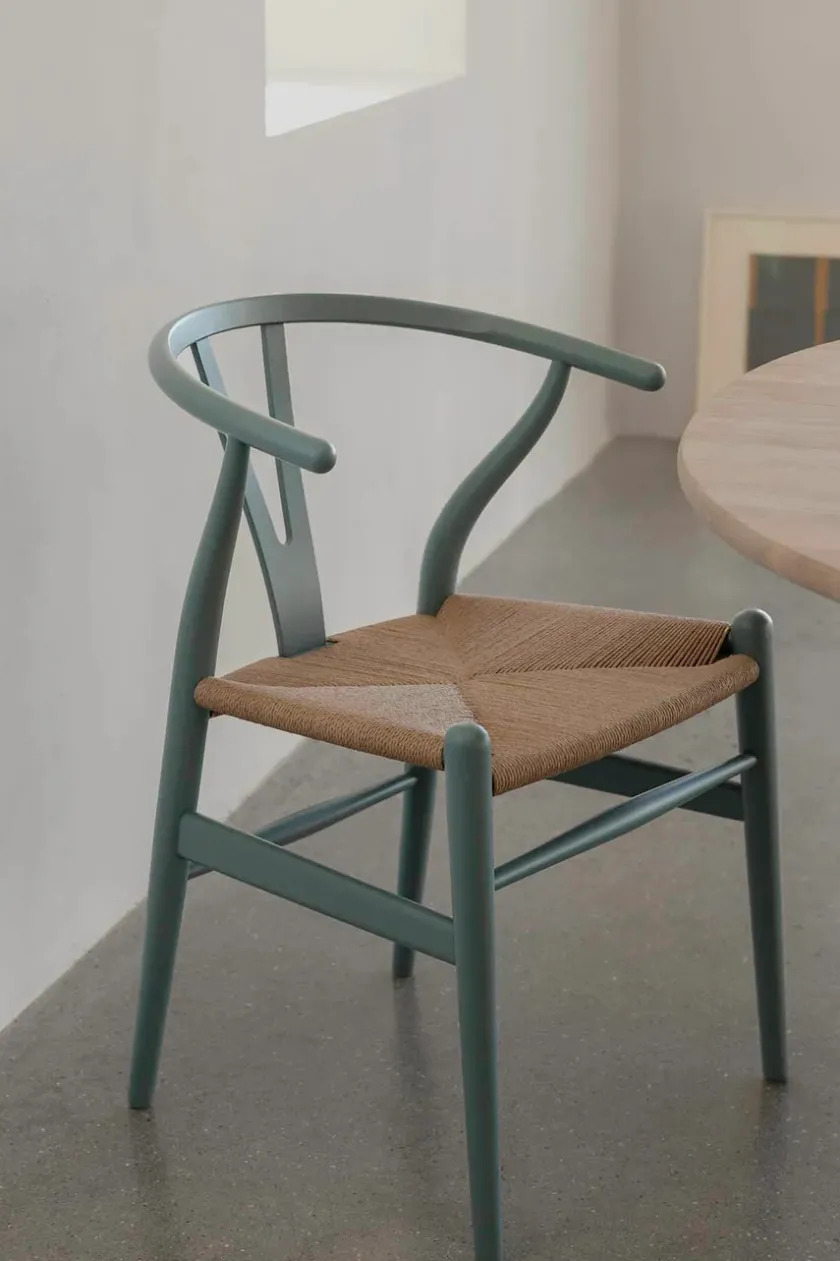 Carl Hansen & Søn Y-stol CH24 Soft Green af Hans J. Wegner> Spisebordsstole