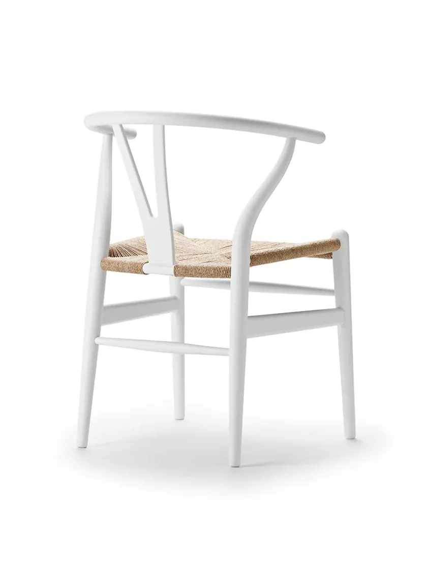 Carl Hansen & Søn Y-stol CH24 Soft Orange Red af Hans J. Wegner> Spisebordsstole