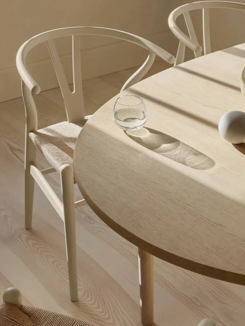 Carl Hansen & Søn Y-stol CH24 Soft Pewter af Hans J. Wegner> Spisebordsstole
