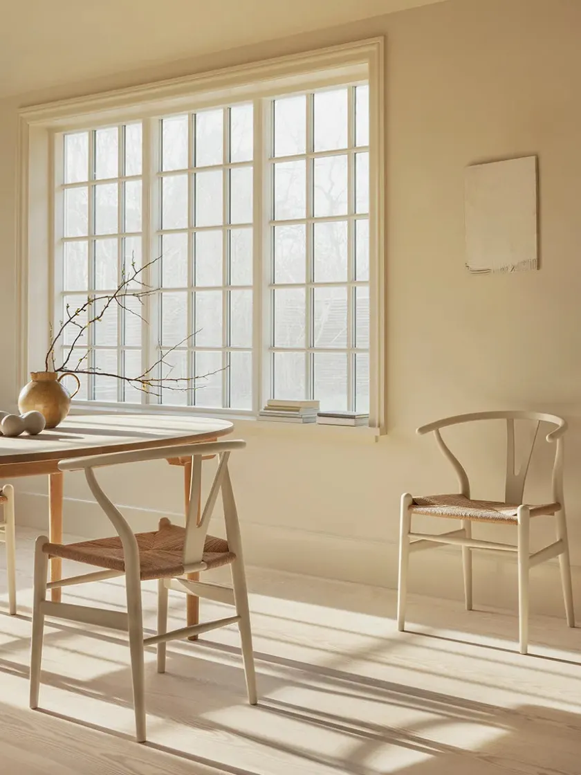 Carl Hansen & Søn Y-stol CH24 Soft Pewter af Hans J. Wegner> Spisebordsstole