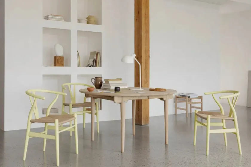 Carl Hansen & Søn Y-stol CH24 Soft Pewter af Hans J. Wegner> Spisebordsstole