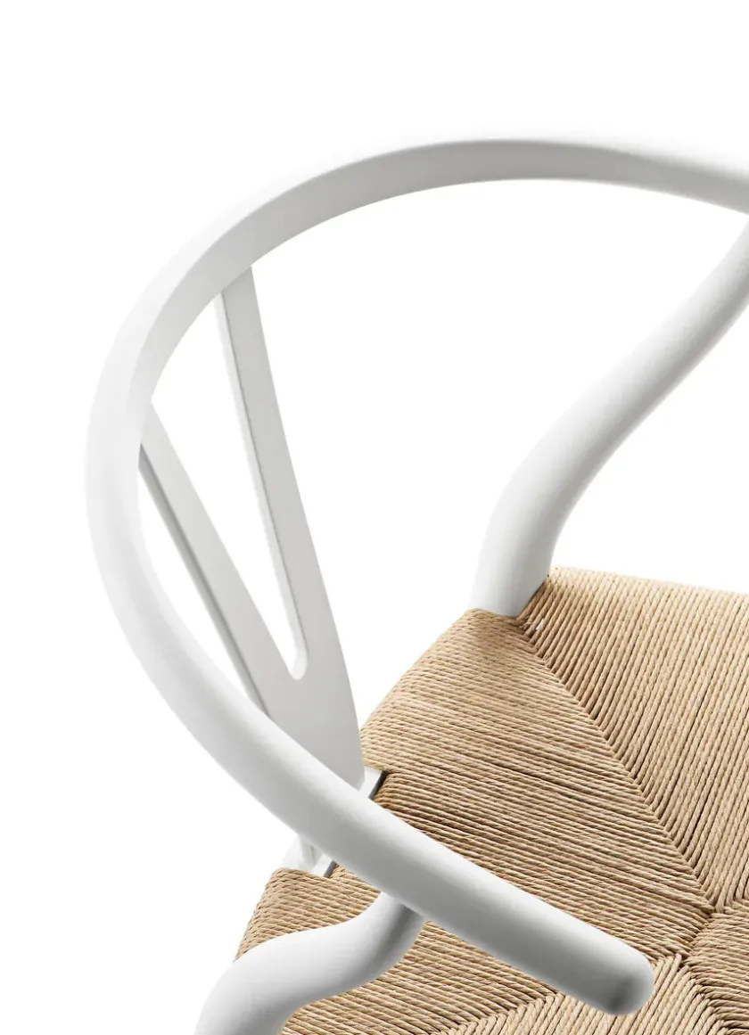 Carl Hansen & Søn Y-stol CH24 Soft Silver Grey af Hans J. Wegner> Spisebordsstole