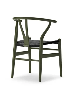 Carl Hansen & Søn Y-stol CH24 Soft Slate med sort flet af Hans J. Wegner><noscript><img width=