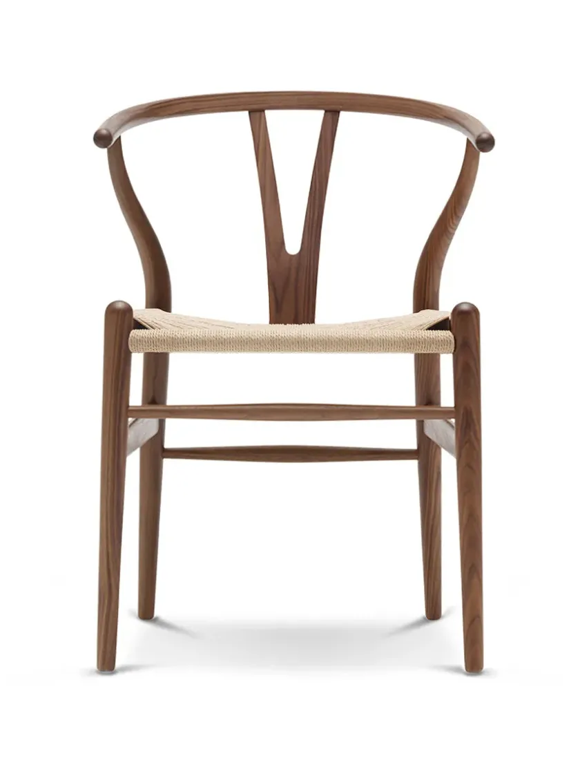 Carl Hansen & Søn Y-stol CH24, Valnød lak af Hans J. Wegner> Spisebordsstole