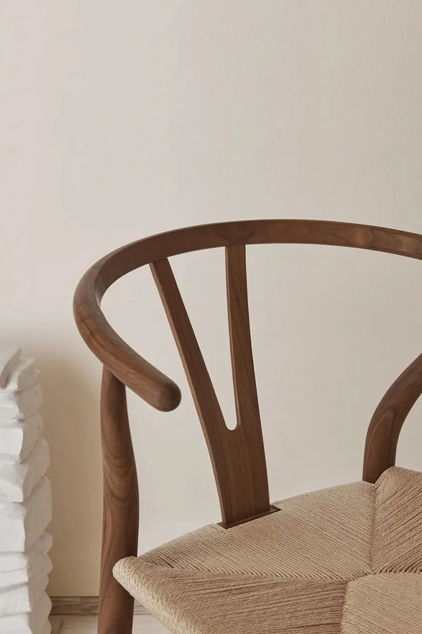 Carl Hansen & Søn Y-stol CH24, Valnød lak af Hans J. Wegner> Spisebordsstole