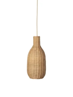 Ferm Living Braided Bottle lampe fra>Børn Opbevaring På Børneværelset|Pendler