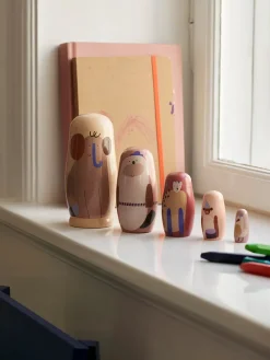 Ferm Living Critter Nesting Dolls fra>Børn Legetøj
