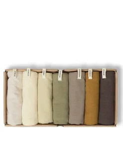 Ferm Living Day Tea Towel Set, sæt á 7 stk. fra> Køkkentekstiler