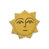 Ferm Living Sun Cushion, yellow fra>Børn Gaver|Gaver Til Børn
