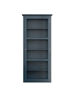 Lindebjerg Design Væghængt Vitrineskab N4, dark blue fra> Vitrineskabe